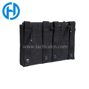 Caza militar Airsoft M4 y pistola Mag Pouch Tactical Molle Triple Magazine Pouches